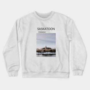 Saskatoon Saskatchewan Canada Urban Cityscape Gift for Canadian Canada Day Present Souvenir T-shirt Hoodie Apparel Mug Notebook Tote Pillow Sticker Magnet Crewneck Sweatshirt